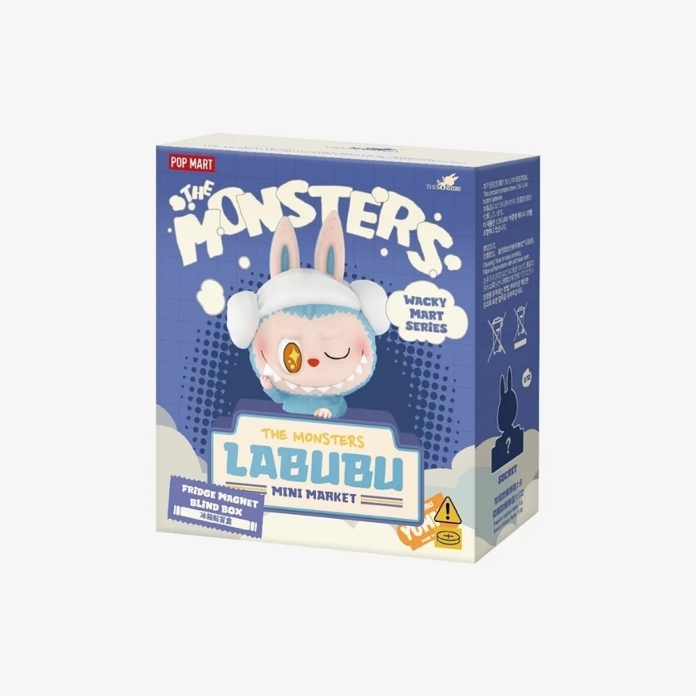 POP MART LABUBU Wacky Mart Series – Fridge Magnet Blind Box, New & Sealed
